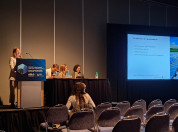 PhD Daniela Seitz presenting at ASLO-SIL 2026 in Montréal
